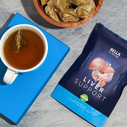 Bella All Natural Liver Detox Drink - Liver Cleanse Detox & Repair Tea with Blessed Thistle