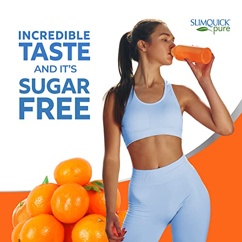 SlimQuick Pure Extra Strength Tangerine Drink Mix for Women to Help Achieve Weight Goals