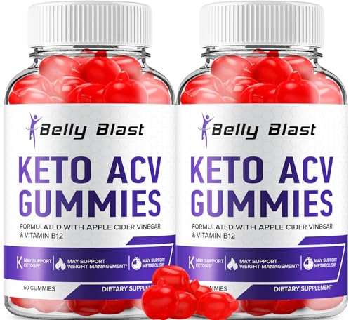 (2 Pack) Belly Blast Keto ACV Gummies - Keto Belly Blast ACV Advanced Formula Belly Blast