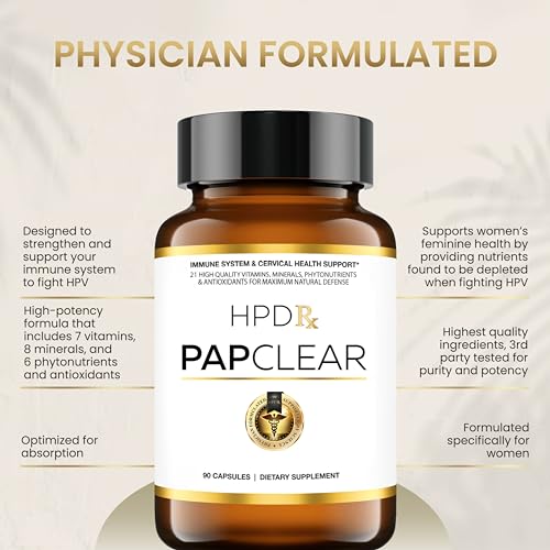 HPD Rx PAPCLEAR Physician Formulated | All Natural HPV Immune Support Supplement