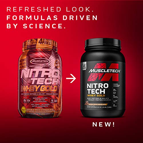 Whey Protein Powder | MuscleTech Nitro-Tech Whey Gold Protein Powder