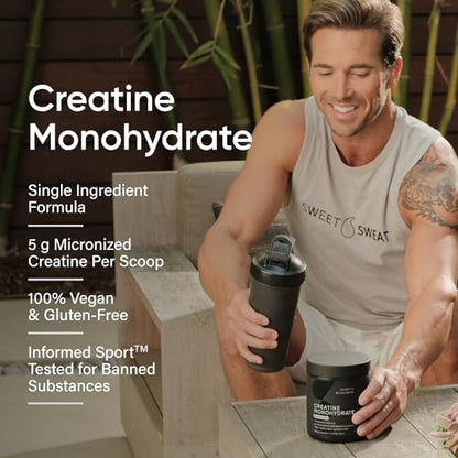 Sports Research Creatine Monohydrate - Gain Lean Muscle, Improve Performance