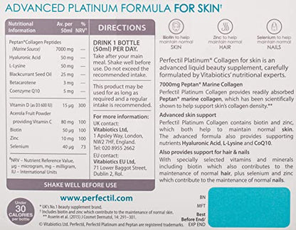 Perfectil Platinum Collagen for Skin 10 x 50 ml