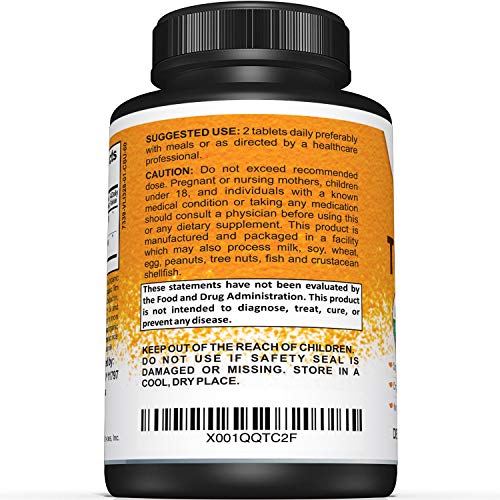 USDA Certified Organic Turmeric Supplement – Includes Organic Turmeric & Organic Black