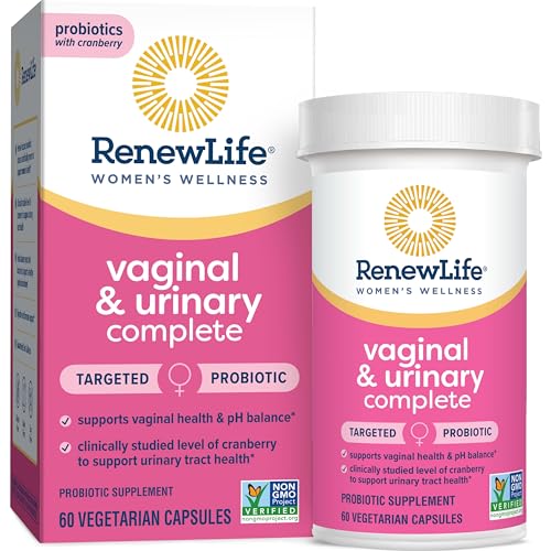 Renew Life Women's Wellness Vaginal and Urinary Probiotic and Cranberry Supplement