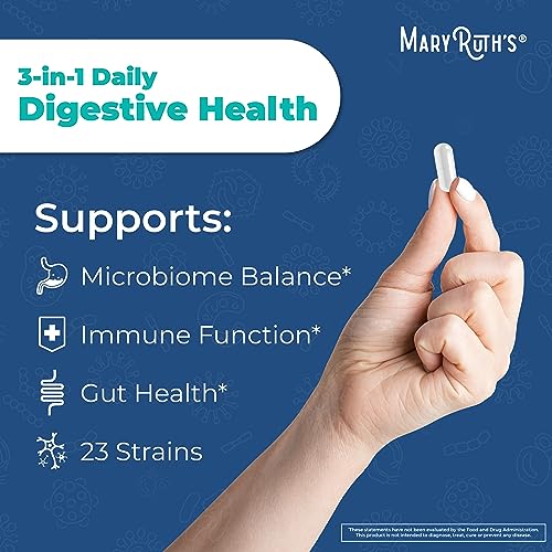 Mary Ruth's 3 in 1 Digestive Health Probiotic, 30 CT