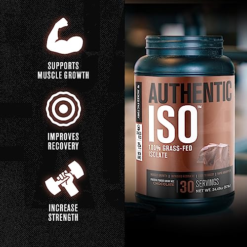 Jacked Factory Authentic ISO Grass Fed Whey Protein Isolate Powder - Low Carb