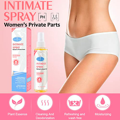 AICHUN BEAUTY Intimate Spray Deodorant Armpits Feet Tightening Vagina PH Balanced Private