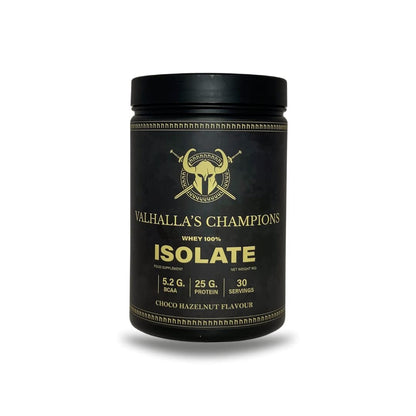 Valhalla's Champion 100% Whey Protein Isolate - 25G Protein per Serving - 30 Servings 