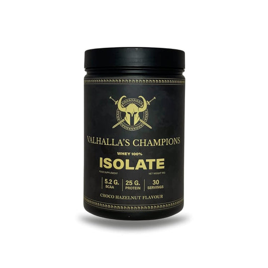 Valhalla's Champion 100% Whey Protein Isolate - 25G Protein per Serving - 30 Servings 