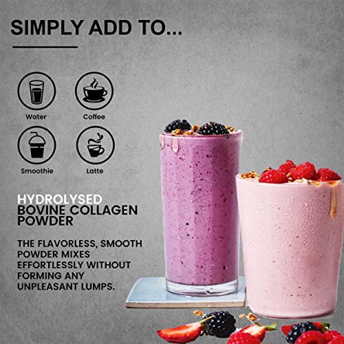 Vitazam Bovine Collagen Peptides - Hydrolyzed Type 1 & 3 Collagen Powder Protein Supplement for Healthy