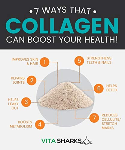 VitaBalance Collagen+ 60 Capsules for Skin, Hair, Nails, Joints & Connective Tissue