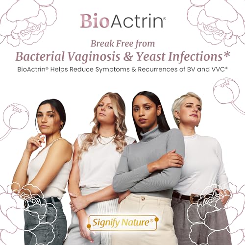 Bioactrin Vaginal Probiotics for Women - Formulated Bacterial Vaginosis Treatment, Yeast Infection