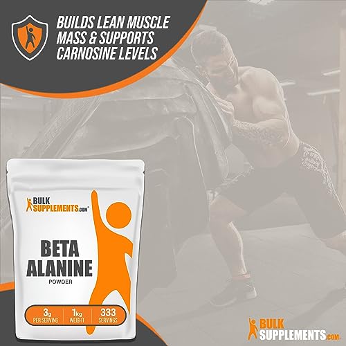 BULKSUPPLEMENTS.COM Beta Alanine Powder - Beta Alanine Pre Workout, Beta Alanine