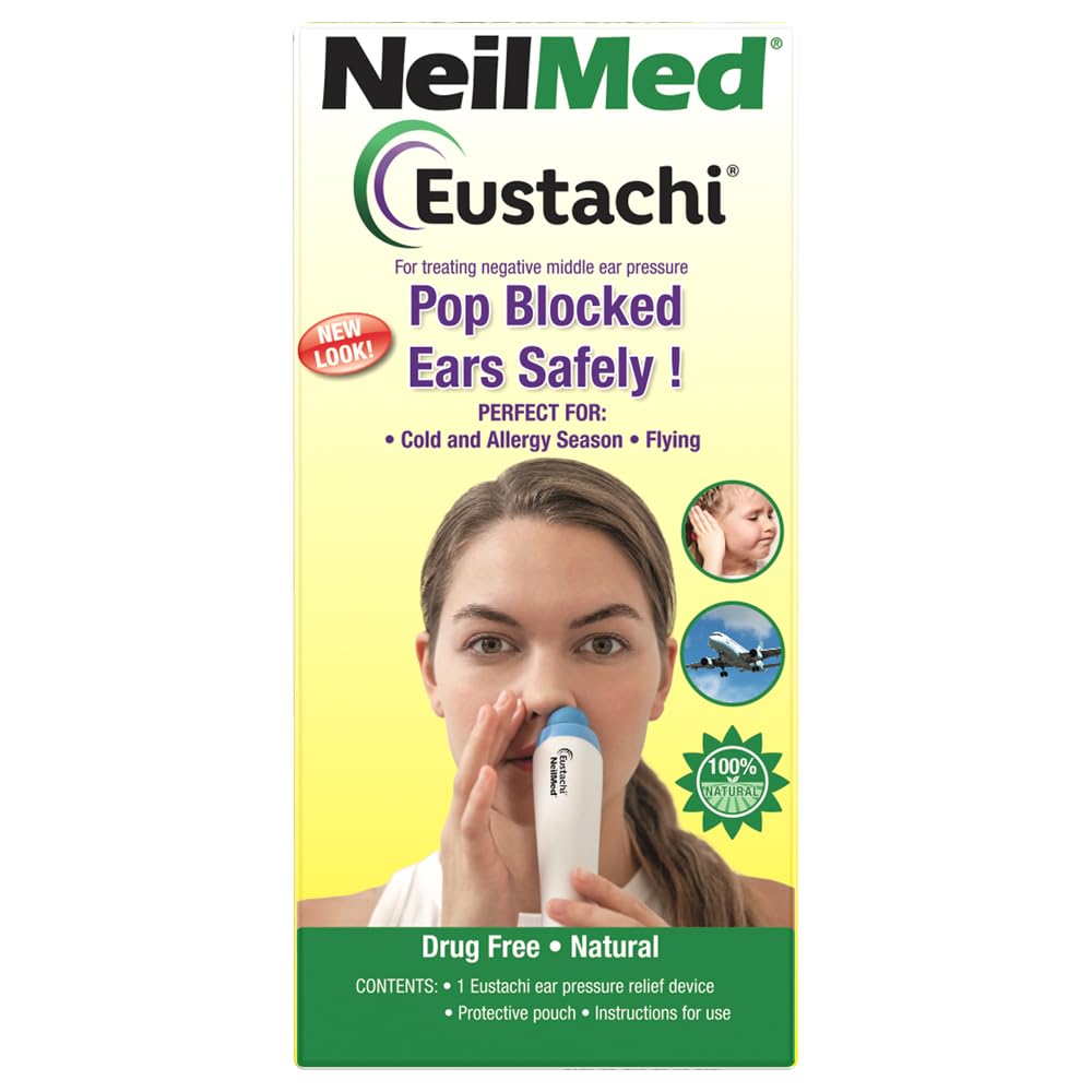 NeilMed Eustachi-Eustachian Tube Exercise-Pop Blocked Ears Safely. Helps Relieve Ear