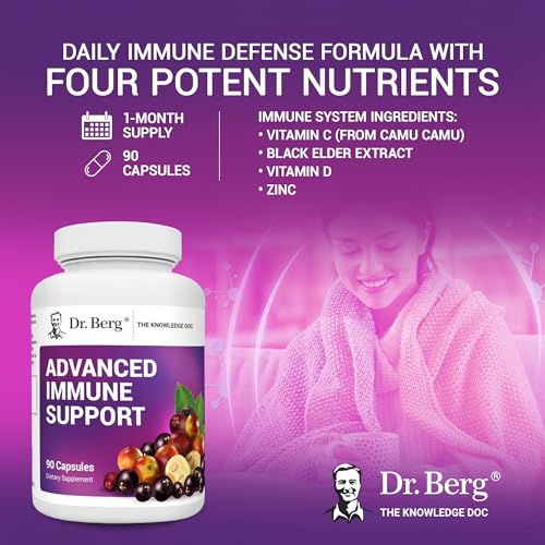 Dr. Berg's Advanced Immune Support - Daily Immunity Multi-System Defense Supplement