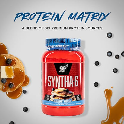 BSN SYNTHA-6 Whey Protein Powder, Milk Isolate Protein Powder with Micellar Casein