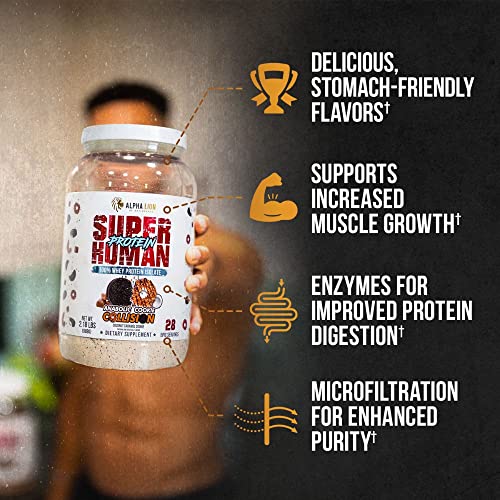 ALPHA LION Superhuman Whey Protein Powder, Great Tasting Pure Whey Protein Isolate