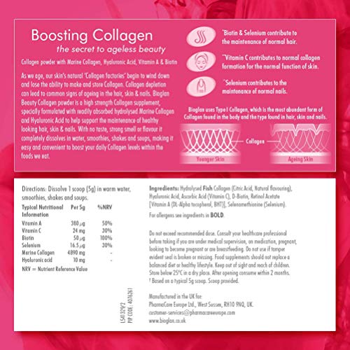 BIOGLAN Beauty Collagen Powder, 151 grams