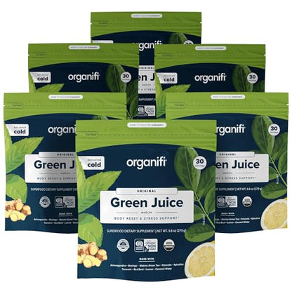 Organifi Green Juice - Organic Superfood Powder - 180-Day Supply - Organic Vegan Green