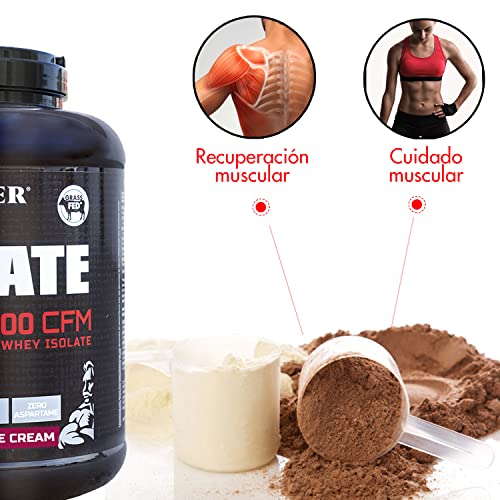 Weider Isolate Whey 100 CFM (2kg) Strawberry Ice Cream Flavour. Protein Powder with 25g Proteins