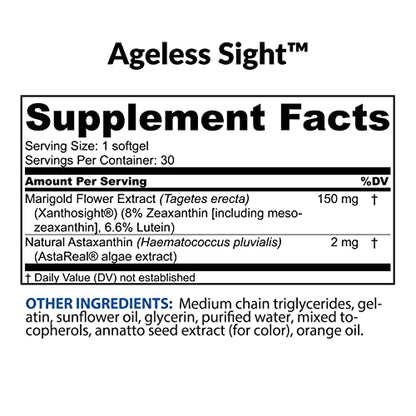 BioTRUST Ageless Sight, Blue Light Protection, Promotes Optimal Eye Health