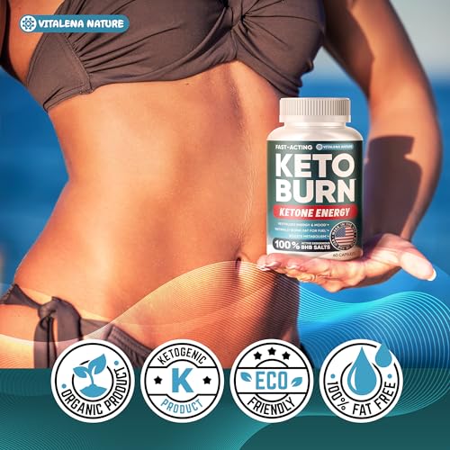 Keto Pills with Pure BHB Exogenous Ketones - Effective Keto Pills Made in USA - Advanced