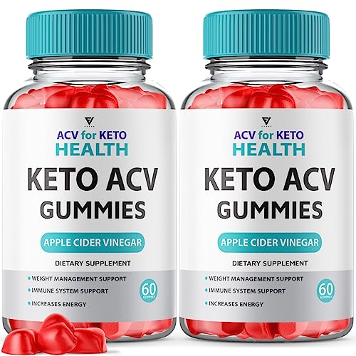 (2 Pack) ACV for Keto Health Gummies, ACV Keto Health ACV Advanced Weight Loss Gummies