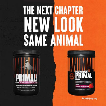 Animal Primal Muscle Hydration + Preworkout Powder – Contains Beta Alanine, 3DPump