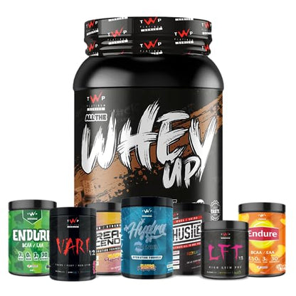 TWP Nutrition Platinum Series All The Whey Up Protein Powder Shake, 23g Whey Protein, Low Fat