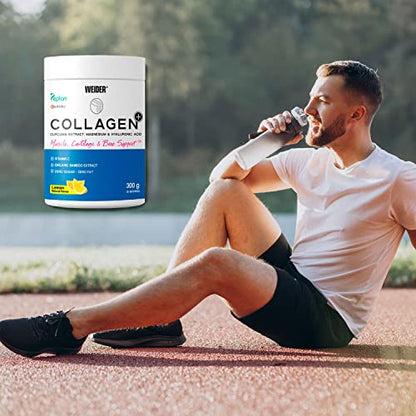 Weider Collagen Plus. Powder Preparation with Collagen peptides (Peptan), hyaluronic Acid