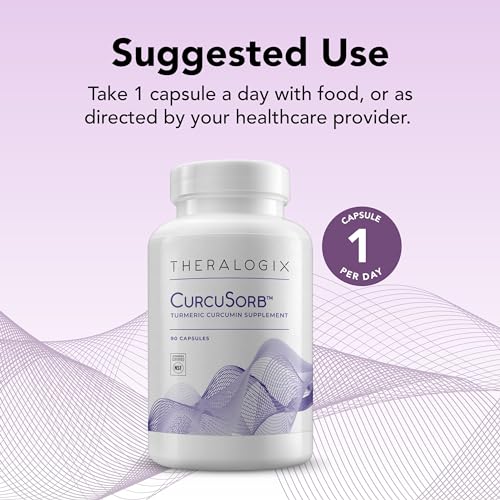 Theralogix CurcuSorb Turmeric Curcumin Supplement - 90-Day Supply - High-Absorption