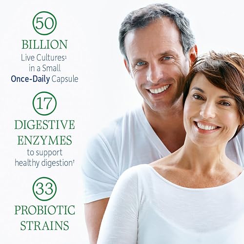 Garden of Life Probiotics for Women and Men - Raw Probiotics Colon Care 50 Billion