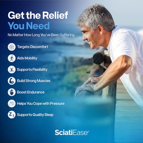 SciatiEase Maximum Strength Sciatic Nerve Relief - Sciatic Nerve Supple