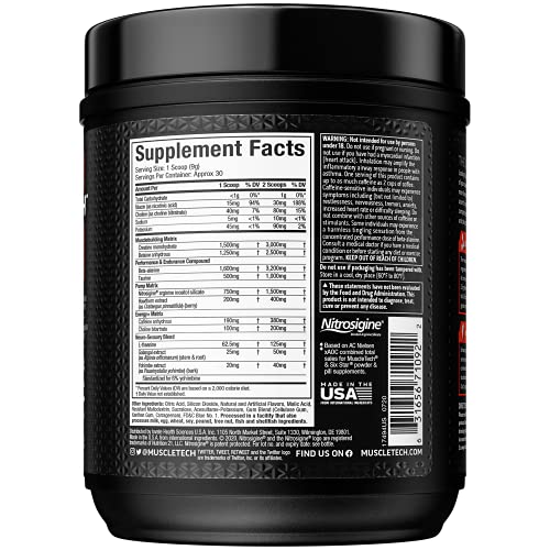 Pre Workout Powder | MuscleTech Vapor X5 | Pre Workout Powder for Men & Women