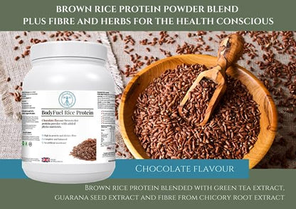 Complementary Supplements | BodyFuel Brown Rice Protein Powder Plus Chicory, Green Tea