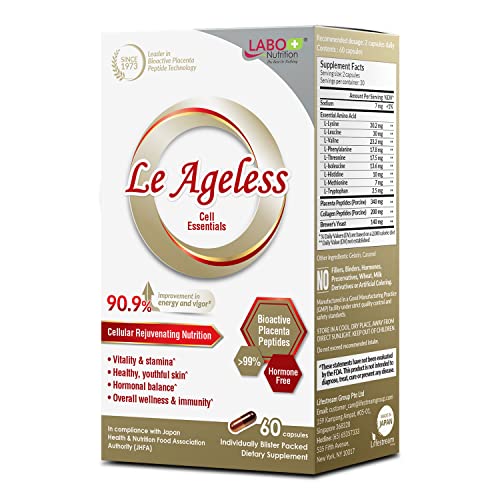 LABO Nutrition Le Ageless – Placenta Cell Rejuvenating Therapy from Japan – Enhanced with Collagen