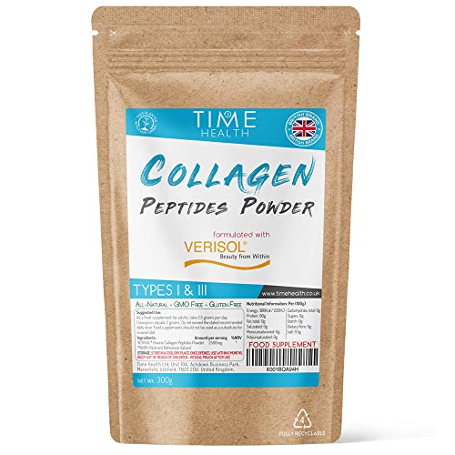 Collagen Peptides Powder - Grass Fed - Bovine - Types I & III - Clinically Studied Brand VERISOL®