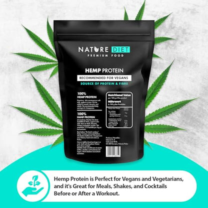 Nature Diet - Hemp Protein 1000g , Vegan , Protein Powder , Plant-Based