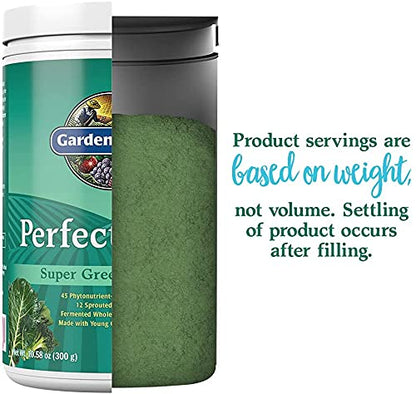 Garden of Life Perfect Food Super Green Formula - 30 Servings | 45 Superfoods, Greens