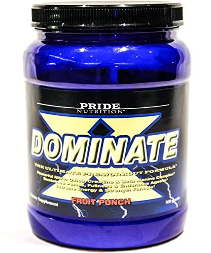 #1 Pre Workout - Dominate X 500g- Best Nitric Oxide & Creatine Pre-Workout Formula