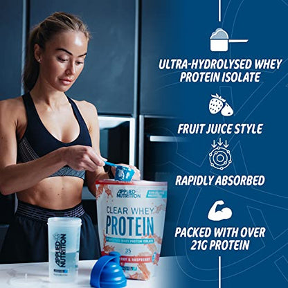 Applied Nutrition Clear Whey Isolate - Whey Protein Isolate, Refreshing High Protein Powder