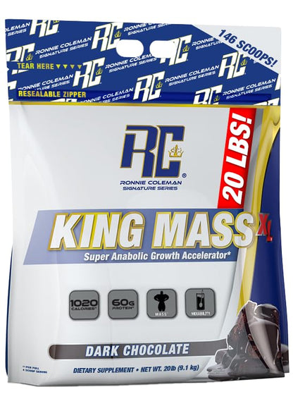 Ronnie Coleman Signature Series King Mass XL Protein Powder, Weight and Muscle Gainer