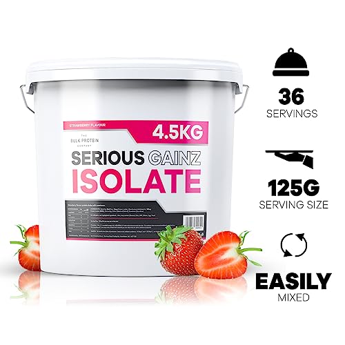 The Bulk Protein Company, Serious Gainz Isolate – 4.5kg – Whey Protein Powder