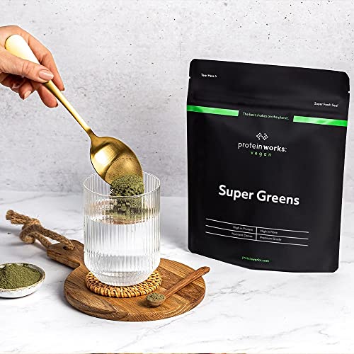 Protein Works Super Greens Powder | Nutrient Dense Detox Shake | Supports Immune System