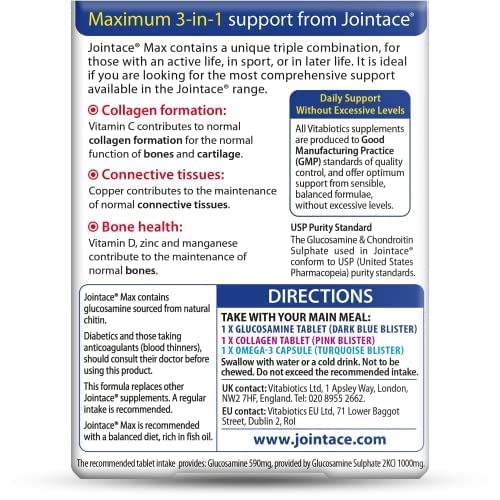 Jointace Vitabiotics Max, 84 Count (Pack of 1)