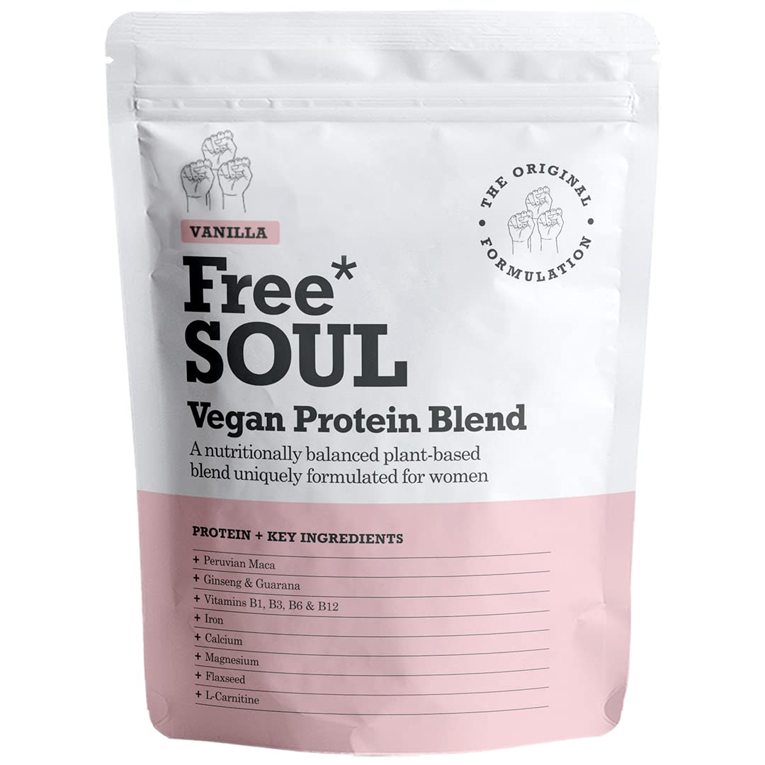 Free Soul Vegan Protein Powder | Formulated for Women | 600g | 20g Protein