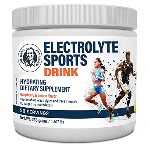 Dr. Berg's Electrolyte Sports Drink - Sugar Free Electrolyte Powder - No Maltodextrin