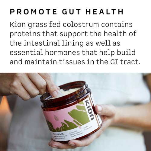 Kion Colostrum | Grass-Fed Bovine | Gut Health and Immune Support | 30 Servings