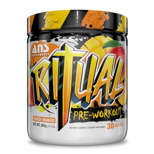 ANS Performance Ritual Pre Workout (30 Servings, 12.7 oz) - Complete Preworkout Formula